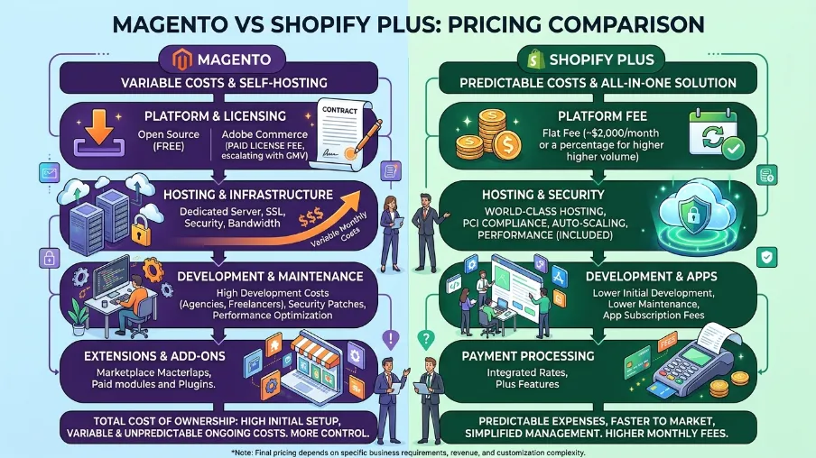 Magento vs Shopify for Enterprise: Complete Comparison